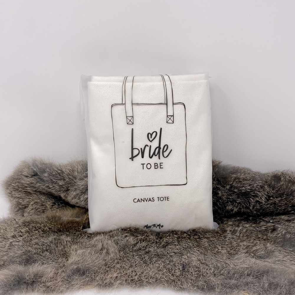 Bride to be canvas tote by Miss to Mrs 💍